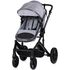 Carucior Chipolino Amore 2 in 1 platinum, Culoare: Gri deschis, Model: 2 in 1,poza 2