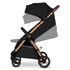 Carucior sport, Lionelo, Ingrid, Pana la 22 Kg, 6 luni+, Negru, Culoare: Negru/Auriu, Model: sport,poza 4