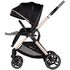 Carucior Chipolino Euphoria 3 in 1 noir, Culoare: Negru, Model: 3 in 1,poza 6