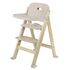 Scaun de masa, Lionelo, Floris, 3 in 1, Din Lemn, Sustine 40 kg, Bej, Culoare: Bej,poza 3