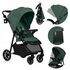 Carucior sport, Lionelo, Emma One, Pana la 22 kg, 6 luni+, Conform cu EN1888-1, Verde, Culoare: Verde inchis, Model: sport,poza 2