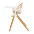 Scaun de masa multifunctional Celia, Lionelo, Din lemn de fag, 6 luni- adult, Alb/Natural, Culoare: Natur,poza 2