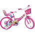 Bicicleta copii Dino Bikes 16" Princess, Culoare: Violet, Dimensiuni: 16 inch