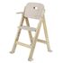 Scaun de masa, Lionelo, Floris, 3 in 1, Din Lemn, Sustine 40 kg, Bej, Culoare: Bej,poza 4