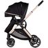 Carucior Chipolino Euphoria 3 in 1 noir, Culoare: Negru, Model: 3 in 1,poza 7