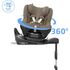 Scaun Auto Maxi-Cosi Pearl Slide Pro AUTHENTIC TRUFFLE, Culoare: Crem, Grupa: 0-18kg (0 luni - 4 ani),poza 9