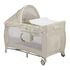 Patut pliant, Lionelo, Sven Plus, 120x60 cm, Cu doua nivele, Bej Latte, Culoare: Crem, Dimensiuni: 120x60