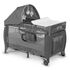 Patut pliant, Lionelo, Sven Plus, 120x60 cm, Cu doua nivele, Grey, Culoare: Gri, Dimensiuni: 120x60