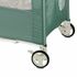 Patut pliant, Jane, Duo Level, Cu roti, Cu arcada cu jucarii, Geanta de transport, Cu doua nivele, Botanic, Culoare: Verde inchis, Dimensiuni: 120x60,poza 5
