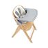 Scaun de masa multifunctional pliabil, Jane, Forest, De la 6 luni la adult, Din lemn fag, Greutate maxima 100 Kg, Mist, Culoare: Gri,poza 5