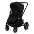 Carucior 2 in 1, Lionelo, Freya, Landou si salteluta ventilate, pana la 22 kg, 0luni+, Negru, Culoare: Negru, Model: 2 in 1 - poza 6 - ExclusivMAG.ro