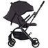 Carucior sport Chipolino Go Twist cu sezut rotativ charcoal, Culoare: Negru, Model: sport - poza 5 - ExclusivMAG.ro