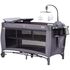 Patut pliabil Chipolino Bella charcoal, Culoare: Gri, Dimensiuni: 120x60  - ExclusivMAG.ro