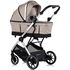 Carucior Chipolino Aurora 3 in 1 latte, Culoare: Crem, Model: 3 in 1 - poza 2 - ExclusivMAG.ro