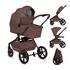 Carucior 2 in 1 Lionelo Freya, pana la 22 kg, 0luni+, Maro, Culoare: Maro, Model: 2 in 1  - ExclusivMAG.ro