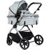 Carucior Chipolino Pearl 3 in 1 matcha, Culoare: Turcoaz, Model: 3 in 1 - poza 2 - ExclusivMAG.ro