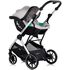 Carucior Chipolino Aurora 3 in 1 platinum, Culoare: Gri deschis, Model: 3 in 1 - poza 10 - ExclusivMAG.ro