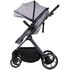 Carucior Chipolino Pearl 3 in 1 platinum, Culoare: Gri deschis, Model: 3 in 1 - poza 5 - ExclusivMAG.ro
