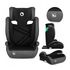 Scaun auto, Lionelo, Hugo i-Size, Conform standardului de securitate R129, 100-150 cm, 4-12 ani, Gri, Culoare: Gri/Negru, Grupa: 15-36kg (4 ani - 12 ani),poza 2