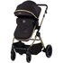 Carucior Chipolino Pearl 3 in 1 noir, Culoare: Negru/Auriu, Model: 3 in 1 - poza 4 - ExclusivMAG.ro