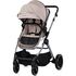 Carucior Chipolino Pearl 3 in 1 latte, Culoare: Crem, Model: 3 in 1 - poza 3 - ExclusivMAG.ro