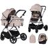 Carucior Chipolino Pearl 3 in 1 latte, Culoare: Crem, Model: 3 in 1  - ExclusivMAG.ro