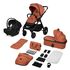 Carucior 3 in 1, Lionelo, Layla, Pana la 22 kg, Maro, Culoare: Maro, Model: 3 in 1 - poza 2 - ExclusivMAG.ro