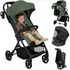 Carucior sport, Lionelo, Tansi, Pliere automata, Ultracompact, 6-48 luni, Sustine 22 kg, Verde, Culoare: Verde inchis, Model: sport - poza 2 - ExclusivMAG.ro