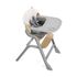Scaun de masa multifunctional Noah, Jane, De la 6 luni la adult, Din lemn fag, Greutate maxima 100 Kg, Mist, Culoare: Gri - poza 2 - ExclusivMAG.ro