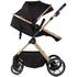 Carucior Chipolino Pearl 3 in 1 noir, Culoare: Negru/Auriu, Model: 3 in 1 - poza 7 - ExclusivMAG.ro