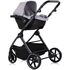 Carucior Chipolino Pearl 3 in 1 platinum, Culoare: Gri deschis, Model: 3 in 1 - poza 9 - ExclusivMAG.ro