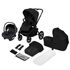 Carucior 3 in 1 Lionelo Freya, Cu landou si scoica ADAC, pana la 22 kg, 0 luni+, Negru, Culoare: Negru, Model: 3 in 1 - poza 2 - ExclusivMAG.ro
