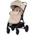 Carucior sport Chipolino Ultera cu husa picioare latte, Culoare: Crem, Model: sport - poza 2 - ExclusivMAG.ro