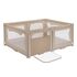 Tarc de joaca Lionelo Florence Easy Fold, 0-48 luni, Bej, Culoare: Bej  - ExclusivMAG.ro