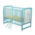 Patut din lemn BabyNeeds Timmi 120x60 cm, cu laterala culisanta, Mint - poza 4 - ExclusivMAG.ro