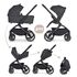 Carucior 2 in 1 Petite&Mars Scout, Pana la 22 kg, 0 luni+, Gri, Culoare: Gri, Model: 2 in 1 - poza 2 - ExclusivMAG.ro