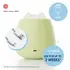 Lampa de veghe Nosiboo Zigg antrenor de somn pentru copii cu lumina rosie si temporizator Sage, Culoare: Verde - poza 6 - ExclusivMAG.ro