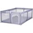 Tarc de joaca Chipolino Lotus 180x120 cm grey, Culoare: Gri, Dimensiuni: 180x120  - ExclusivMAG.ro