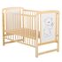 Patut din lemn BabyNeeds Timmi 120x60 cm, cu laterala culisanta, Natur - poza 3 - ExclusivMAG.ro