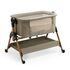 Patut co-sleeper ONINO NEST.me, Misty Taupe, Culoare: Crem, Dimensiuni: 80x50  - ExclusivMAG.ro