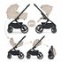 Carucior 2 in 1 Petite&Mars Scout, Pana la 22 kg, 0 luni+, Bej, Culoare: Bej, Model: 2 in 1 - poza 2 - ExclusivMAG.ro