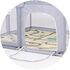 Tarc de joaca Chipolino Lotus 180x120 cm grey, Culoare: Gri, Dimensiuni: 180x120 - poza 3 - ExclusivMAG.ro
