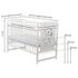 Patut din lemn BabyNeeds Timmi 120x60 cm, Alb - poza 5 - ExclusivMAG.ro