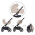 Carucior 2 in 1 Petite&Mars Scout, Pana la 22 kg, 0 luni+, Gri, Culoare: Gri, Model: 2 in 1 - poza 16 - ExclusivMAG.ro
