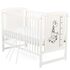 Patut din lemn BabyNeeds Timmi Girafa 120x60 cm, Alb - poza 4 - ExclusivMAG.ro