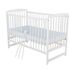 Patut din lemn BabyNeeds Ola 120x60 cm, Alb - poza 4 - ExclusivMAG.ro
