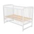 Patut din lemn BabyNeeds Ola 120x60 cm, Alb - poza 3 - ExclusivMAG.ro