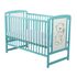 Patut din lemn BabyNeeds Timmi 120x60 cm, cu laterala culisanta, Mint - poza 5 - ExclusivMAG.ro