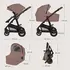 Carucior 3 in 1 Lionelo Bianka - Bej Taupe, Culoare: Maro, Model: 3 in 1 - poza 16 - ExclusivMAG.ro