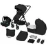 Carucior 3 in 1 Lionelo Greet - Negru, Culoare: Negru, Model: 3 in 1  - ExclusivMAG.ro